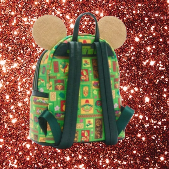 Loungefly Disney The Enchanted Tiki Room Attraction Mini Backpack